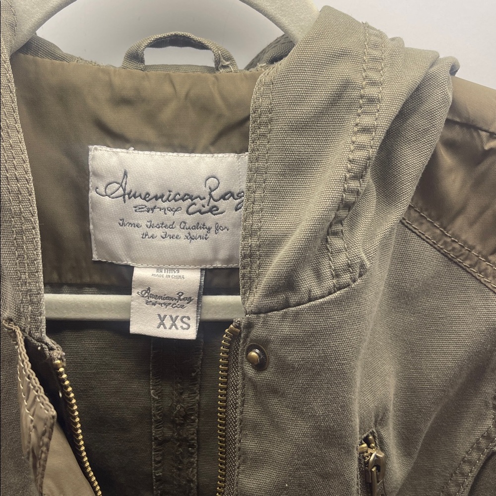 American Rag Green Army Jacket - Small - Picture 5 of 5